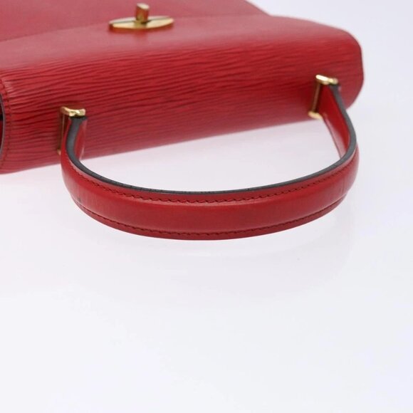 LOUIS VUITTON Epi Malesherbes Hand Bag Red M52377 LV Auth 137028 - Picture 9 of 16